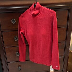 OGL Scarlet Turtleneck Top